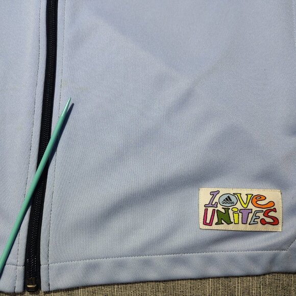 Adidas Track Jacket Tiro Love Unites Full Zip Performance Women's Size Large - Picture 7 of 16